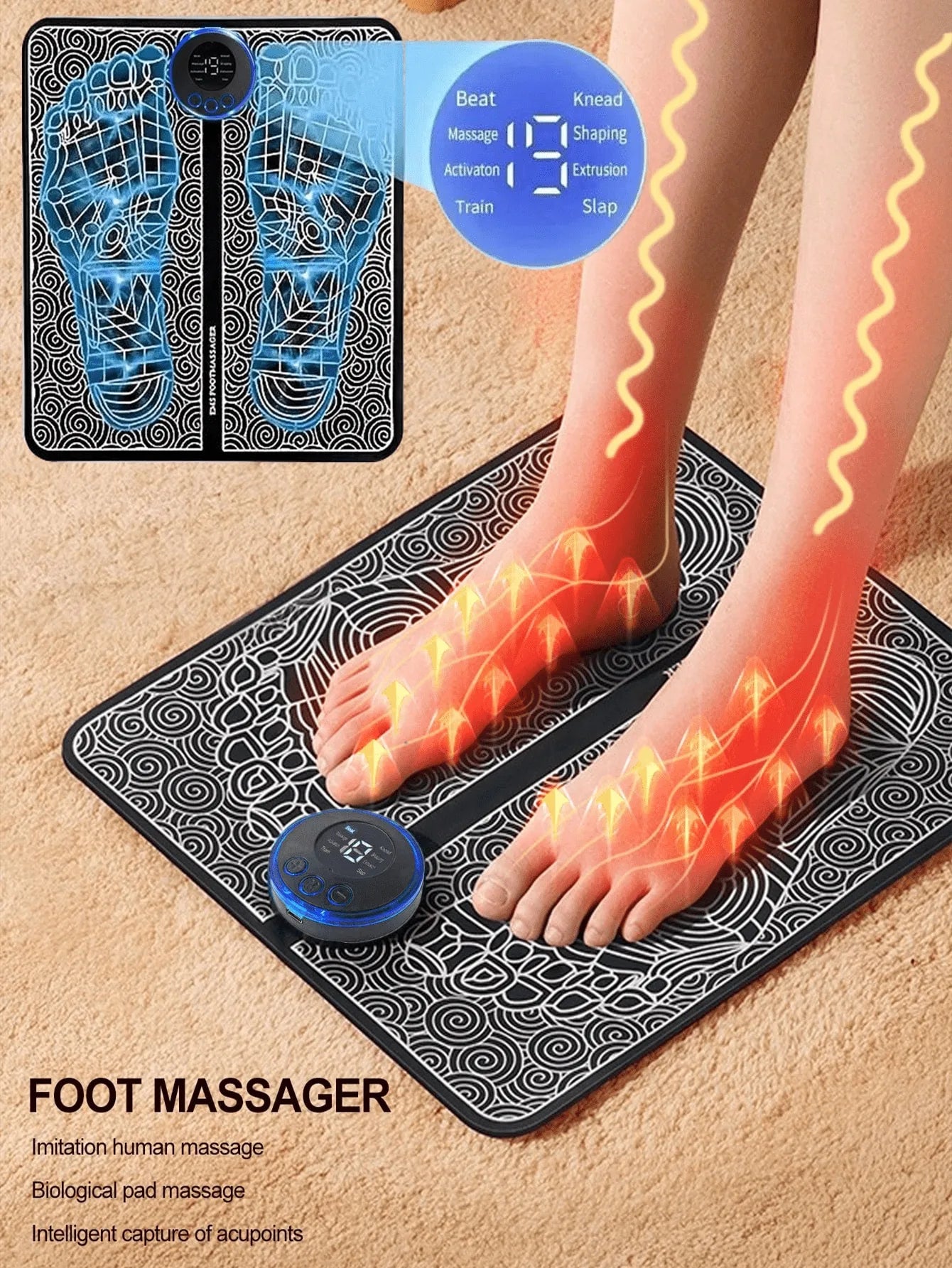 MassagoPro EMS Foot Massage Pad