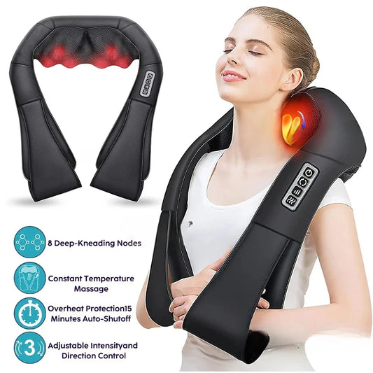 MassagoPro Shiatsu Heated Neck & Shoulder Massager